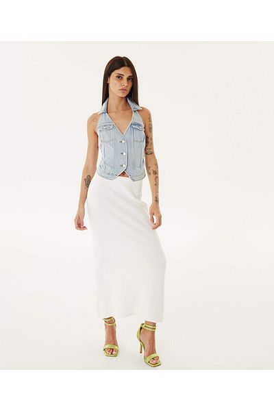 Twist Fusta din tricot texturat