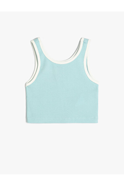 Koton Basic Atlet Kolsuz Ribanalı Bisiklet Yaka