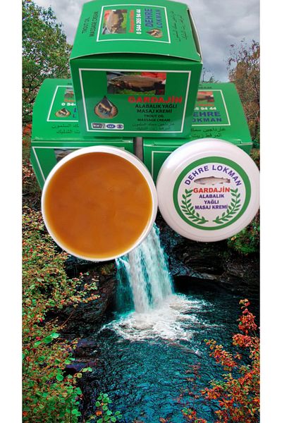 Dehre Lokman Trout Oil Massage Cream Gardajin 70Gr. (4 Pieces)