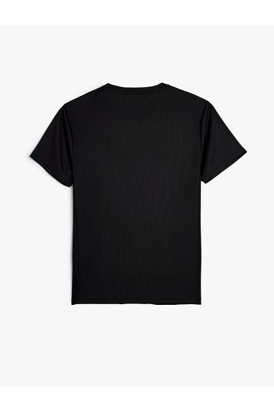 Koton Αθλητικό μπλουζάκι με κοντό μανίκι Crew Neck - Basic Slogan Printed