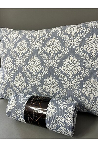 Garden Home Ranforce Woven Elastic Sheet Set (Blue)