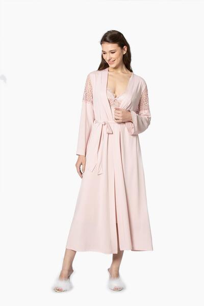 Pierre Cardin طقم مهر العروس من القطن الممشط مكون من ستة قطع - 5045 مسحوق