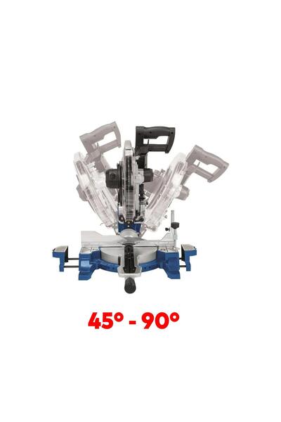 Scheppach HM140L Gönye Kesme Makinası 305 mm Elektrikli Testere Marangoz Tezgah Tipi Açılı Kesim