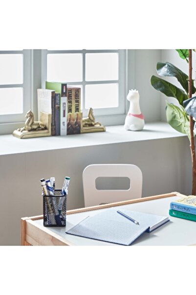 Home Box Wire Mesh Pen Stand - 8x8x9.5 cm