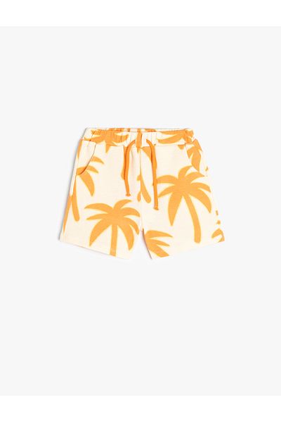Koton Šortky Palm Tree Printed Elastický pas Bavlna