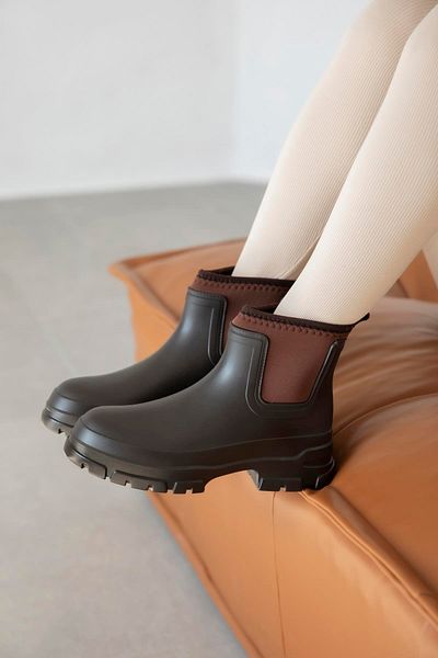 STRASWANS Carmen Plastic Waterproof Women's Boots Brown