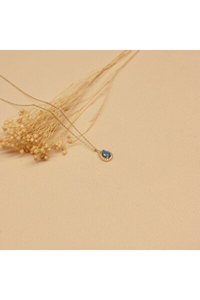 TAHAN MÜCEVHERAT Damla Firuze Minimal Kolye