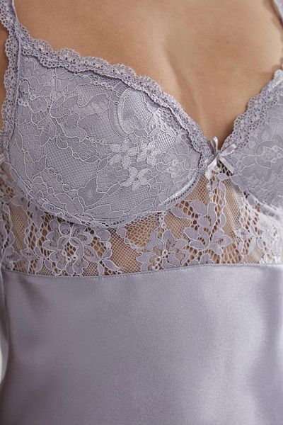 Pierre Cardin ثوب نوم ساتان دانتيل - موديل 665