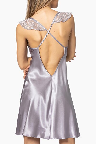 Pierre Cardin Γυναικείο νυχτικό Satin Lace - 635 Royal