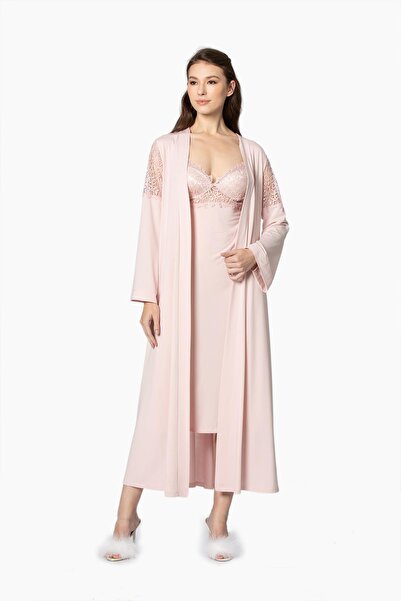 Pierre Cardin Penye Altılı Gelin Çeyiz Seti - 5045 Pudra