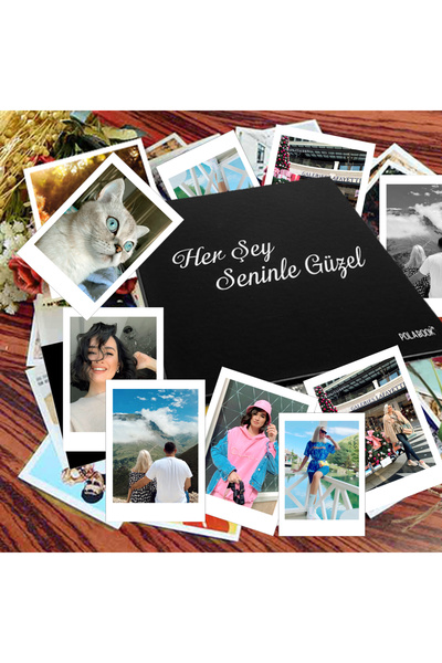 Baskıkafası Her Şey Seninle Güzel Anı Defteri–30 Adet 6x8 Solmaz Fotoğraf Bas...