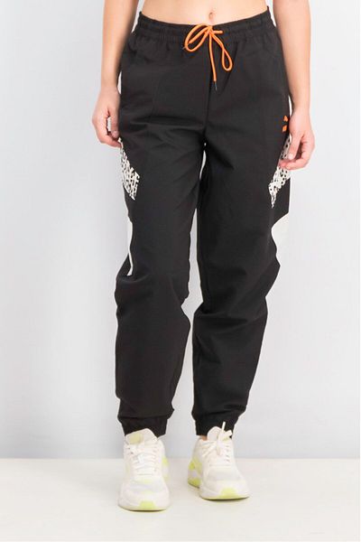 Puma Women Sportswear Fit Brand Logo Outdoor TFS Track Pants, Black