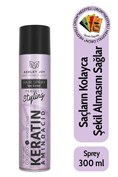 ASHLEY JOY Keratin Ve Aminoasit Içeren Güçlütutuş Şekillendirici Saç Spreyi 3...