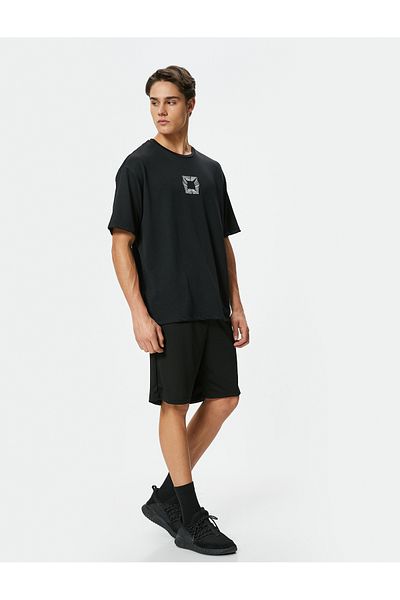 Koton Αθλητικό μπλουζάκι με κοντό μανίκι Crew Neck - Slogan Printed