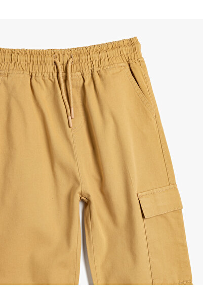 Koton Jogger Pantolon Kargo Cepli Beli Bağlamalı Pamuklu