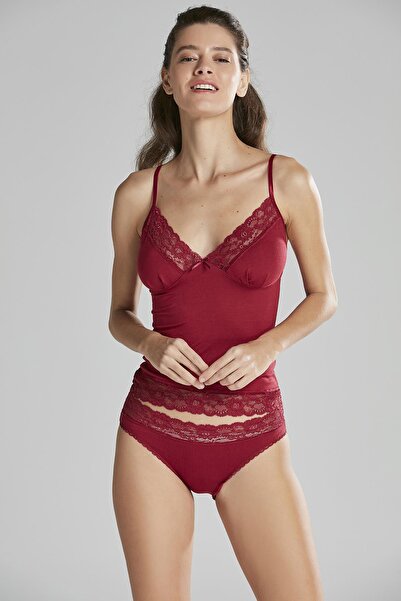 Pierre Cardin Women's Lingerie Combed Cotton Undershirt and Panty Set - 365