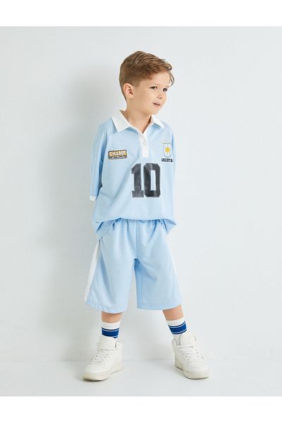 Koton Pantaloni scurți oversize color block - cu șireturi în talie