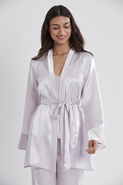 Pierre Cardin Kadife Saten 3'lü Kadın Pijama Takımı  - 2040