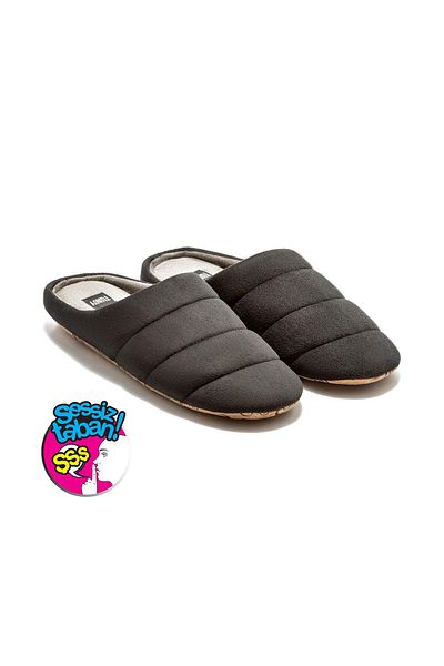 Twigy Ανδρικές μαύρες παντόφλες Smoked House Adamo - Quiet Sole, μέγεθος 41/46