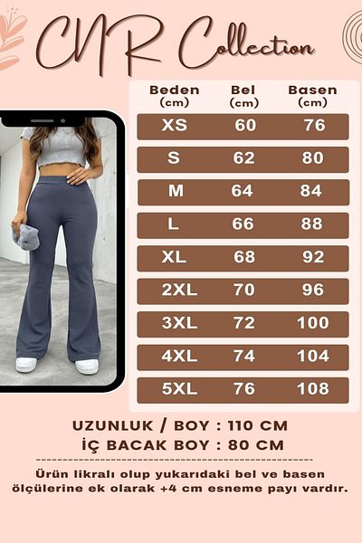 CNRCollection High Waist Indigo Crepe Leggings - Stretch, Does Not Show and Gathering Flared Leg Pants