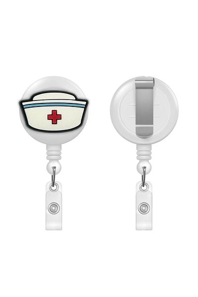 PABALAS Nurse Hat Figured Yoyo Card Holder Collar Lanyard Holder