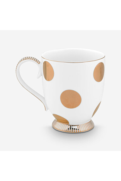 Pip Studio Dot Delight Beyaz Porselen Kupa 350 Ml