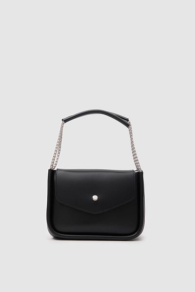 Shule Bags Geantă neagră Soshe - Design de mână și cruce