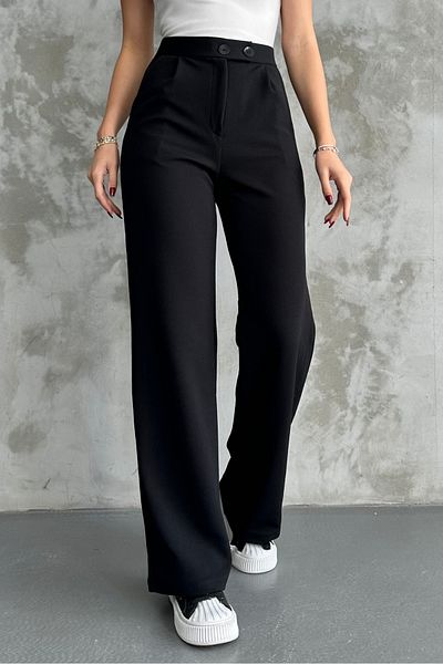 macharel jeans New Season Flexible and Comfortable Pocket Trousers - Double Button, Wide Leg