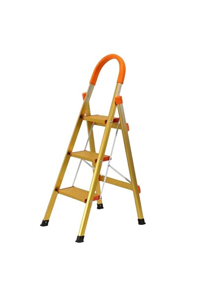 Demiriz Alüminyum 3 Basamaklı Gold Merdiven (SAR1523)