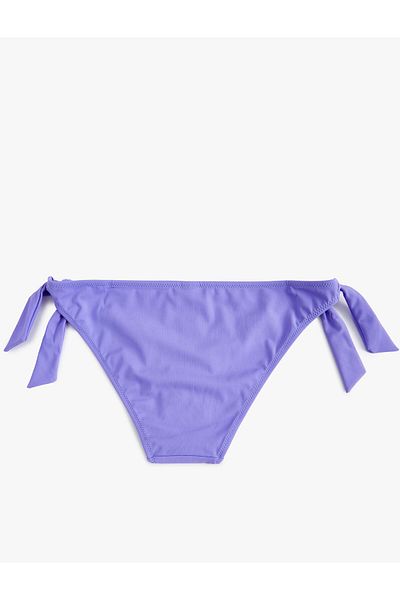 Koton Parte de jos de bikini de bază, talie normală, cravată laterală