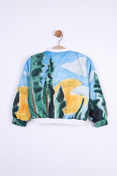 NK Girl's Grande Coat with Picture Detail on the Back