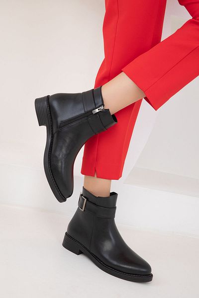 SOHO Μαύρες γυναικείες μπότες - 19584 Model Bootie