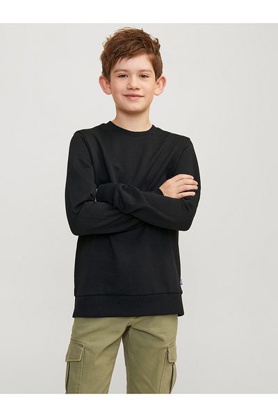 Jack & Jones Men's Black Sweatshirt - Straight Cut 12250530