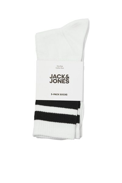 Jack & Jones Опаковка от 3 - Раирани чорапи за тенис