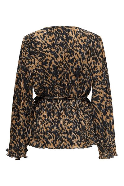 JDY Jdysienna L/S Wrap Cardigan Jrs 15332399   Sudan Brown