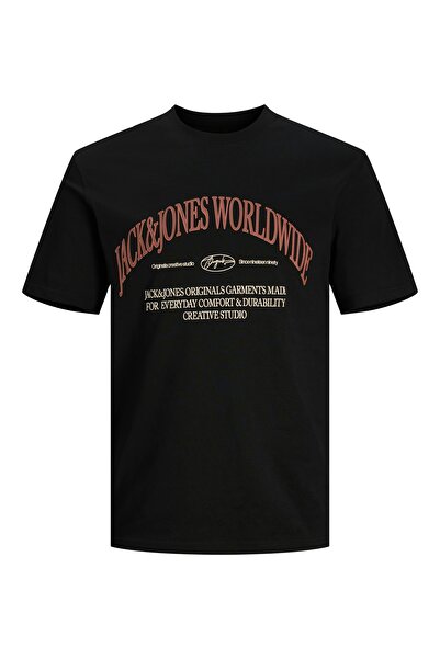 Jack & Jones تيشيرت JORFREDERIKSBERG Margatefront - أسود BF JNR 12267440