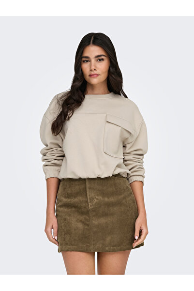 JDY Jdybambi L/S Pocket Sweat Jrs 15332290 Chateau Gray