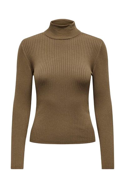 JDY Jdyplum Roll Neck Pullover Sweatshirt - Eggnog Knt 15328328