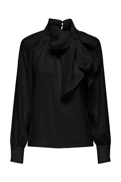 JDY Jdynadia L/S Bow Top Wvn 15339312   Cloud Dancer