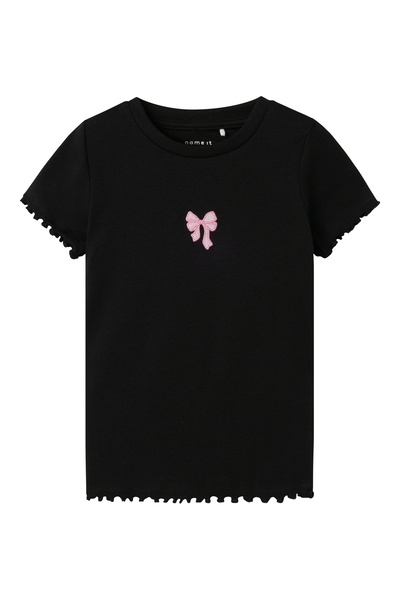 name ıt Nmflieve Ss Slim Top - Black 13239597