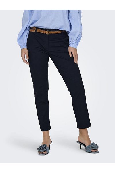 JDY Chino Hose Chicago Mittlere Taille Weiter Beinschnitt Chino Hose