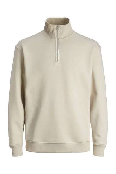 Jack & Jones Sweatshirt Mit Halbem Reißverschluss Einfarbig Sweatshirt Mit Halbem Reißverschluss