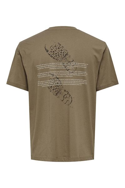 Only & Sons Onsbill Caribou Rlx Ss Tee - 22031465