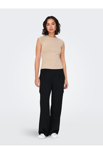 JDY Jdygeggo Jrs Noos 15312203   Black Pocket Pant