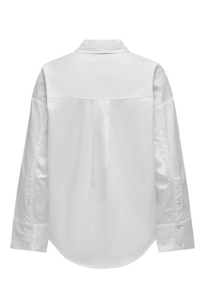 JDY Jdywillow White L/S Shirt - Wvn 15317246