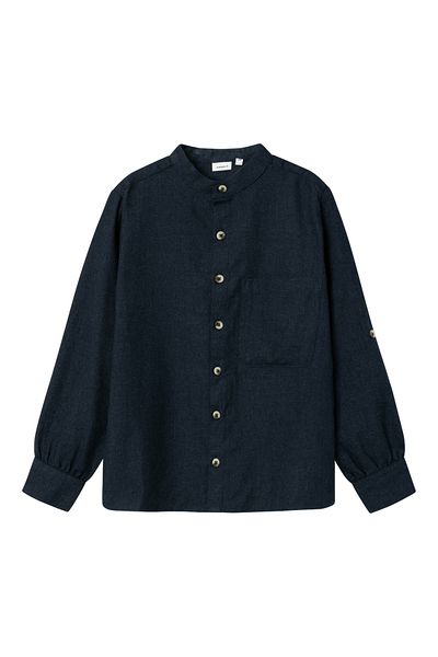 name ıt Nkmkamin Dark Sapphire Ls Shirt - 13231494