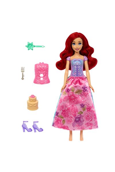 DİSNEY PRİNCESS Disney Princess Fashion Doll Spin & Reveal Ariel - Wave 1 - HTV88