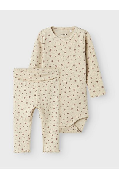 name ıt Nbfnoella Ls Slim Body/Legging Set 13242117   Peyote Melange