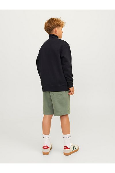 Jack & Jones Jorvesterbro Sweat Quarter Zip Noos Jnr 12242475   - Black