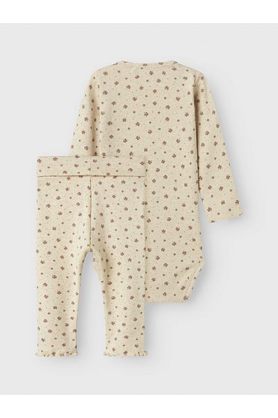 name ıt Nbfnoella Ls Slim Body/Legging Set 13242117   Peyote Melange
